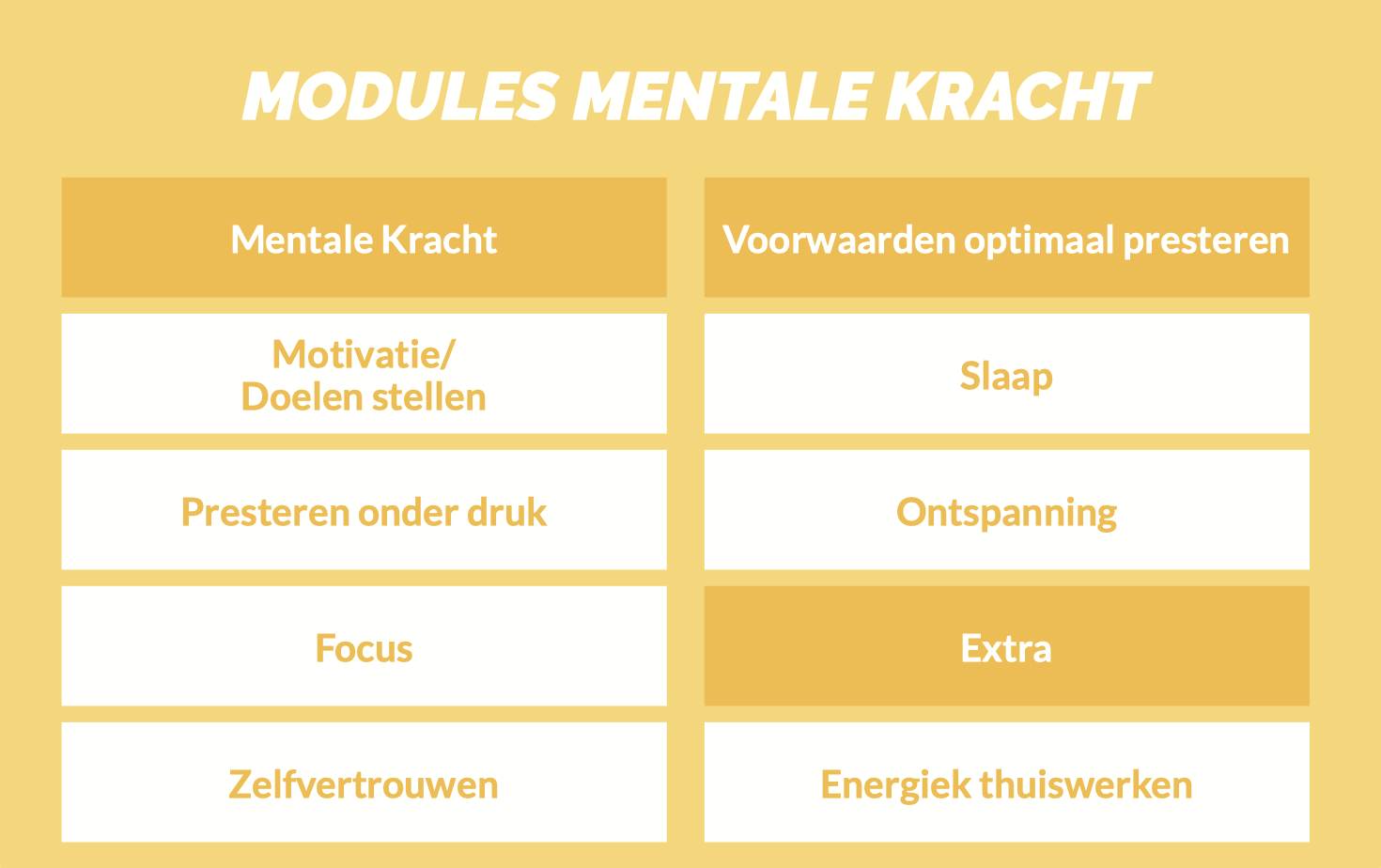 Mentaal Fit training Mentaal Fit training